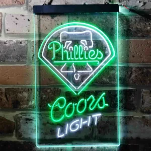Philadelphia Phillies Coors Light Neon-Like LED Sign
