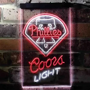 Philadelphia Phillies Coors Light Neon-Like LED Sign