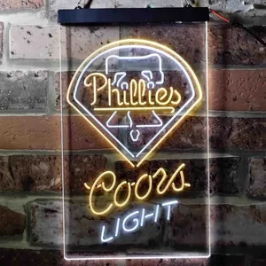 Philadelphia Phillies Coors Light Neon-Like LED Sign