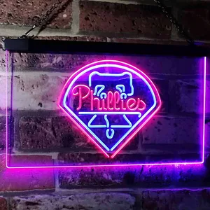 Philadelphia Phillies Logo 1 Neon-Like LED Sign