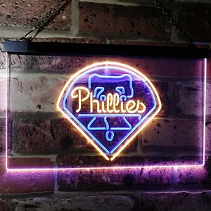 Philadelphia Phillies Logo 1 Neon-Like LED Sign