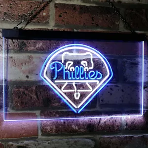 Philadelphia Phillies Logo 1 Neon-Like LED Sign