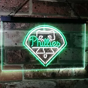 Philadelphia Phillies Logo 1 Neon-Like LED Sign