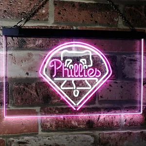 Philadelphia Phillies Logo 1 Neon-Like LED Sign