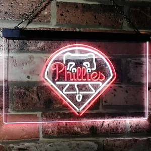 Philadelphia Phillies Logo 1 Neon-Like LED Sign
