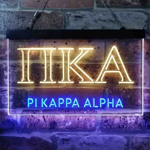 Pi Kappa Alpha Symbol Neon-Like LED Sign