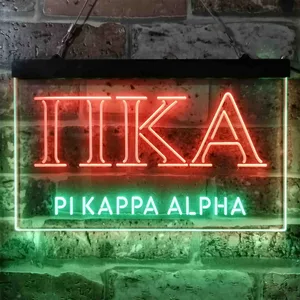 Pi Kappa Alpha Symbol Neon-Like LED Sign