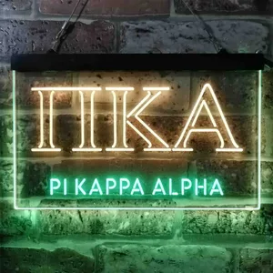 Pi Kappa Alpha Symbol Neon-Like LED Sign