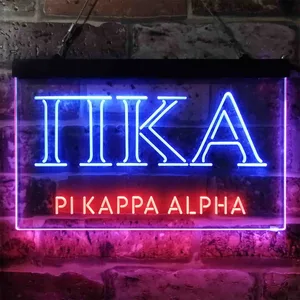 Pi Kappa Alpha Symbol Neon-Like LED Sign