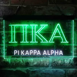 Pi Kappa Alpha Symbol Neon-Like LED Sign