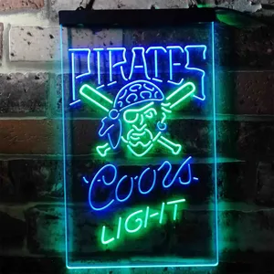 Pittsburgh Pirates Coors Light Neon-Like LED Sign - Legacy Edition