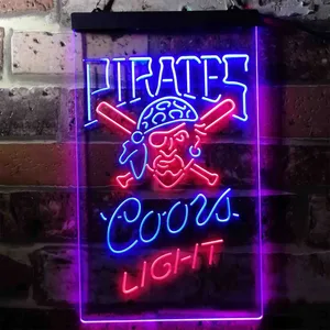 Pittsburgh Pirates Coors Light Neon-Like LED Sign - Legacy Edition