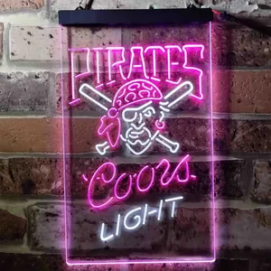 Pittsburgh Pirates Coors Light Neon-Like LED Sign - Legacy Edition