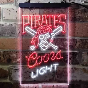Pittsburgh Pirates Coors Light Neon-Like LED Sign - Legacy Edition