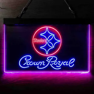 Pittsburgh Steelers Crown Royal Neon-Like LED Sign
