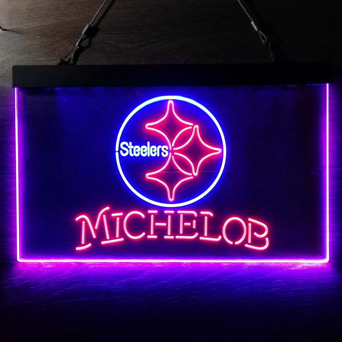 Pittsburgh Steelers Michelob Neon-Like LED Sign