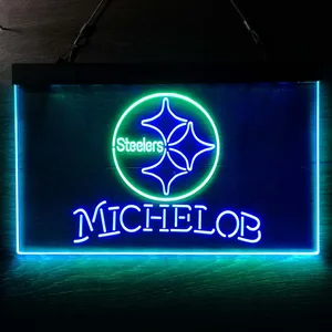 Pittsburgh Steelers Michelob Neon-Like LED Sign