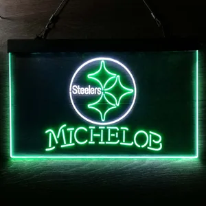 Pittsburgh Steelers Michelob Neon-Like LED Sign