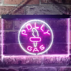 Polly Gas Neon-Like LED Sign