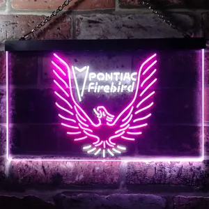 Pontiac Firebird Neon-Like LED Sign