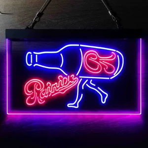 Rainier Walking Bottle 2 Neon-Like LED Sign