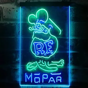 Rat Fink Neon-Like LED Sign