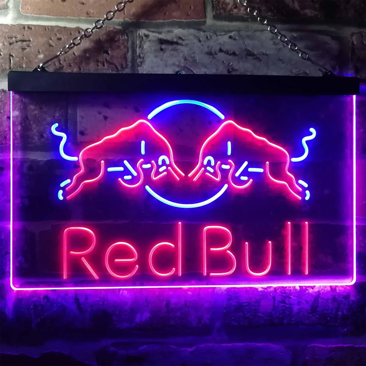 Red Bull Fighting Bulls Neon-Like LED Sign