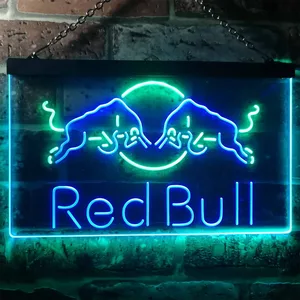 Red Bull Fighting Bulls Neon-Like LED Sign