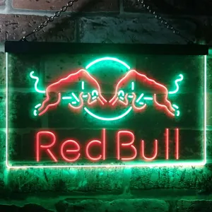 Red Bull Fighting Bulls Neon-Like LED Sign