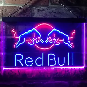 Red Bull Fighting Bulls Neon-Like LED Sign
