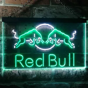 Red Bull Fighting Bulls Neon-Like LED Sign