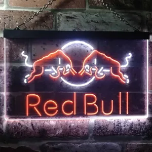 Red Bull Fighting Bulls Neon-Like LED Sign