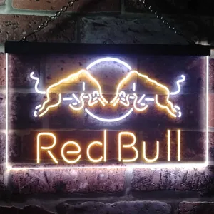 Red Bull Fighting Bulls Neon-Like LED Sign