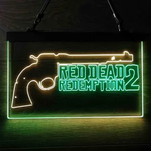Red Dead Redemption 2 Neon-Like LED Sign