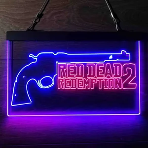 Red Dead Redemption 2 Neon-Like LED Sign