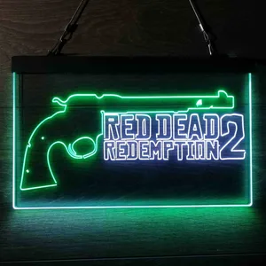 Red Dead Redemption 2 Neon-Like LED Sign