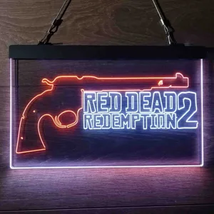 Red Dead Redemption 2 Neon-Like LED Sign