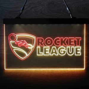 Rocket League Logo Neon-Like LED Sign