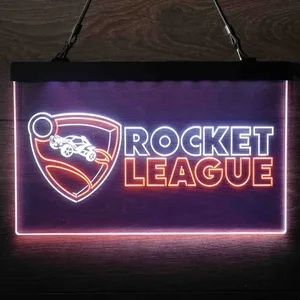 Rocket League Logo Neon-Like LED Sign
