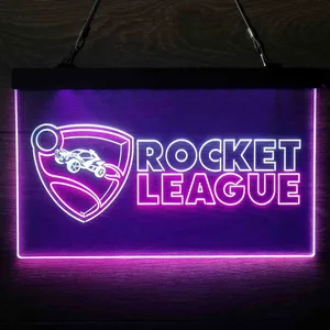 Rocket League Logo Neon-Like LED Sign