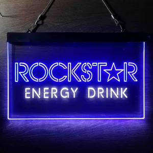 Rockstar Energy Drink Neon-Like LED Sign