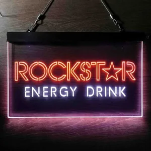 Rockstar Energy Drink Neon-Like LED Sign