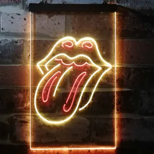 Rolling Stones Logo 2 Neon-Like LED Sign