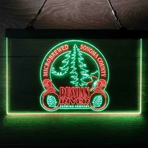Russian River Brewing Company Sonoma County Neon-Like LED Sign