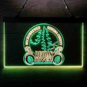 Russian River Brewing Company Sonoma County Neon-Like LED Sign