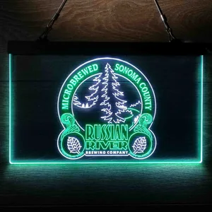 Russian River Brewing Company Sonoma County Neon-Like LED Sign