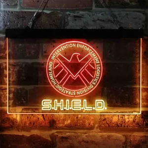 S.H.I.E.L.D. Logo Neon-Like LED Sign