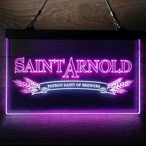 Saint Arnold Banner Neon-Like LED Sign