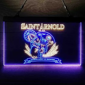 Saint Arnold Patron Saint of Brewers Neon-Like LED Sign
