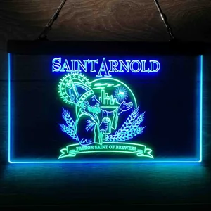 Saint Arnold Patron Saint of Brewers Neon-Like LED Sign